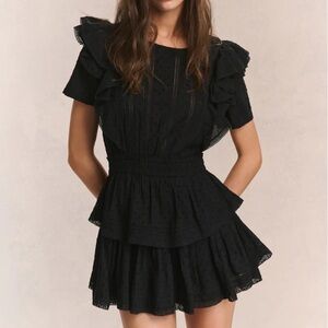 COPY - LOVESHACKFANCY Natasha Heritage Mini Dress